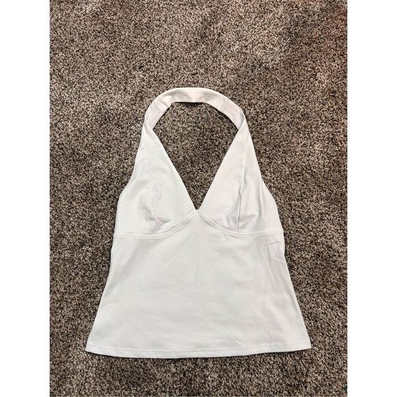 Intimately Free People white halter top size medium. C29-34 - Picture 1 of 4